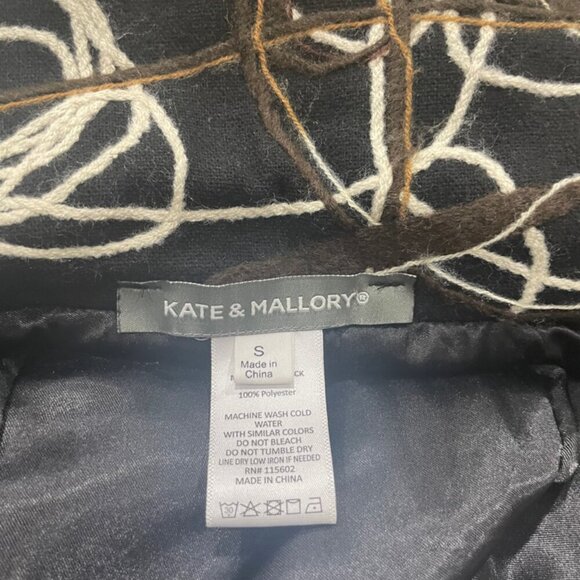 COAT BLAZER RARE Y2K FOREST GRUNGE SCRIBBLE PATTERN YARN RITUAL AESTHETIC R - Picture 11 of 17